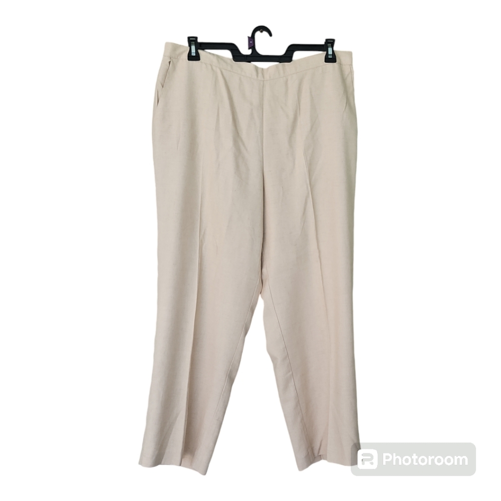 Alfred Dunner Textured Trouser - Picture 2 of 6